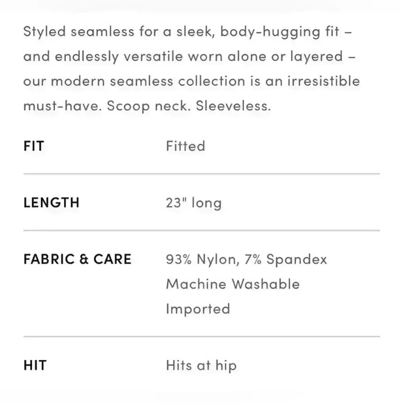 Ann Taylor Seamless Tank Top - Picture 3 of 7